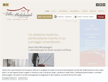 Tablet Screenshot of hotelvillamichelangelo.it